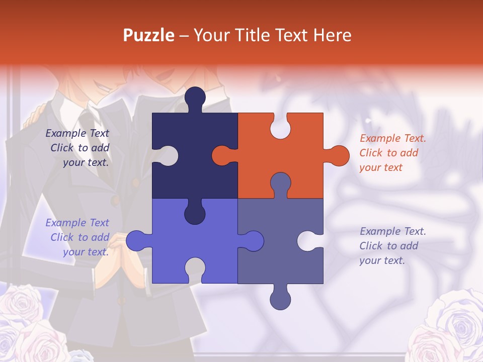 A Couple Of People That Are Standing Next To Each Other PowerPoint Template