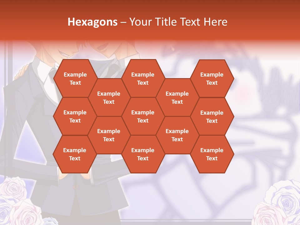 A Couple Of People That Are Standing Next To Each Other PowerPoint Template