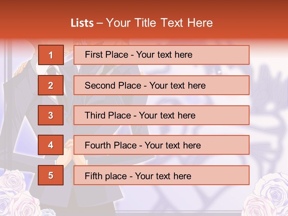 A Couple Of People That Are Standing Next To Each Other PowerPoint Template