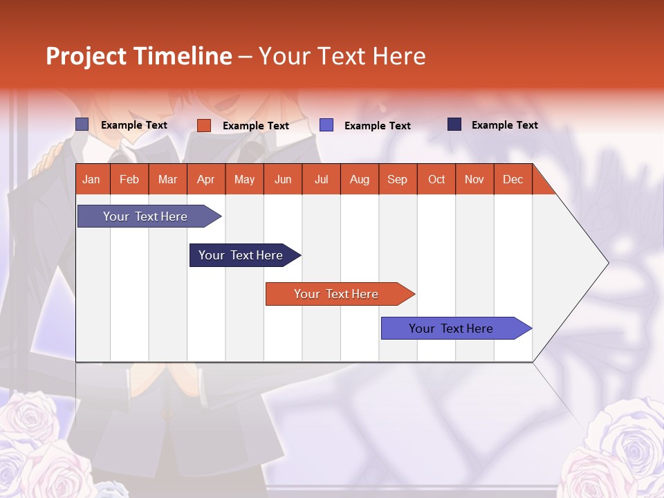 A Couple Of People That Are Standing Next To Each Other PowerPoint Template