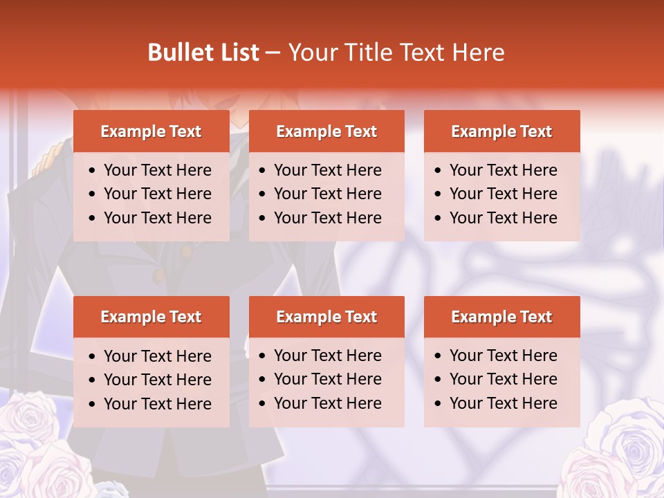 A Couple Of People That Are Standing Next To Each Other PowerPoint Template