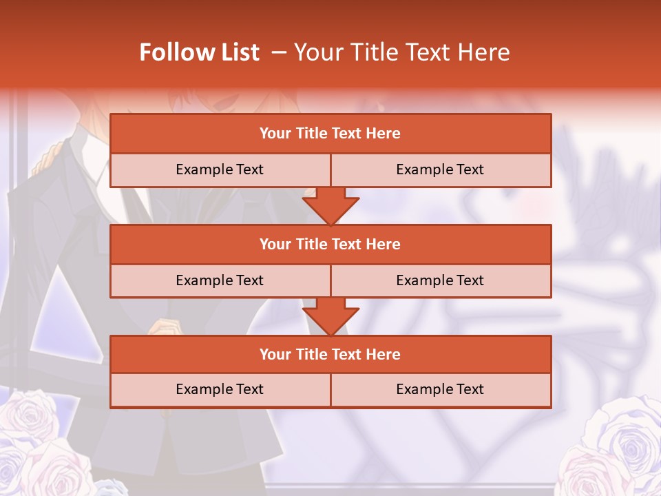 A Couple Of People That Are Standing Next To Each Other PowerPoint Template