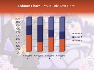 A Couple Of People That Are Standing Next To Each Other PowerPoint Template