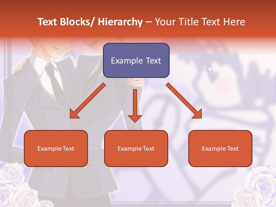 A Couple Of People That Are Standing Next To Each Other PowerPoint Template