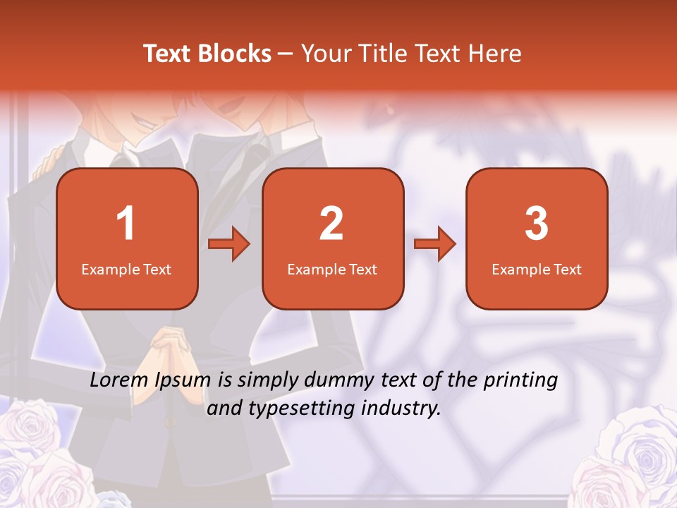 A Couple Of People That Are Standing Next To Each Other PowerPoint Template
