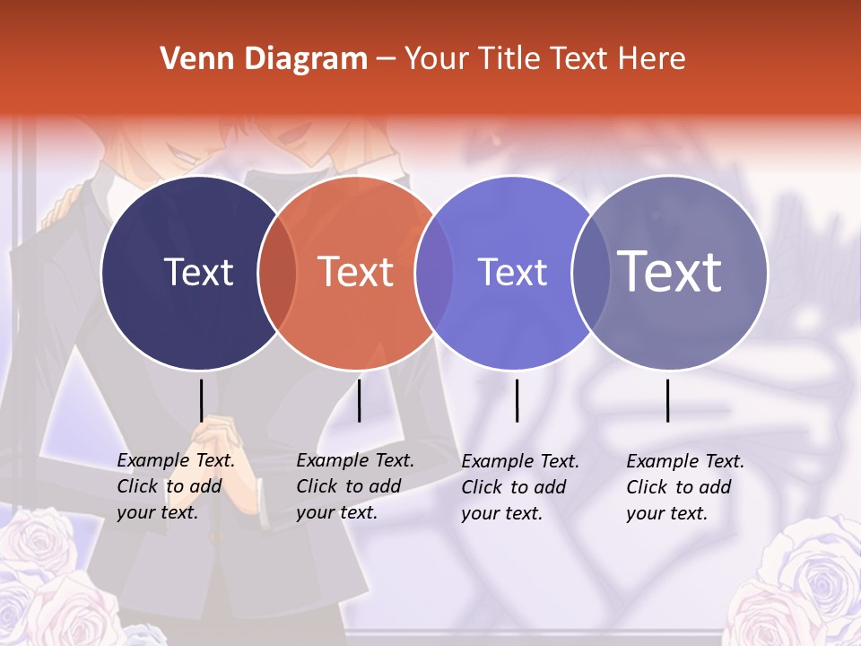 A Couple Of People That Are Standing Next To Each Other PowerPoint Template
