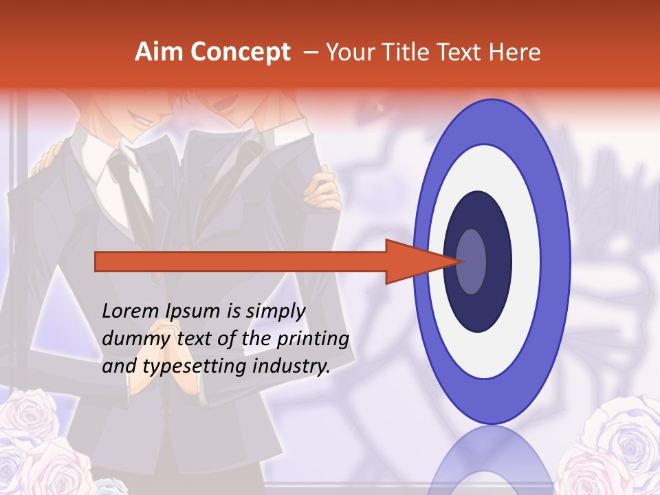 A Couple Of People That Are Standing Next To Each Other PowerPoint Template