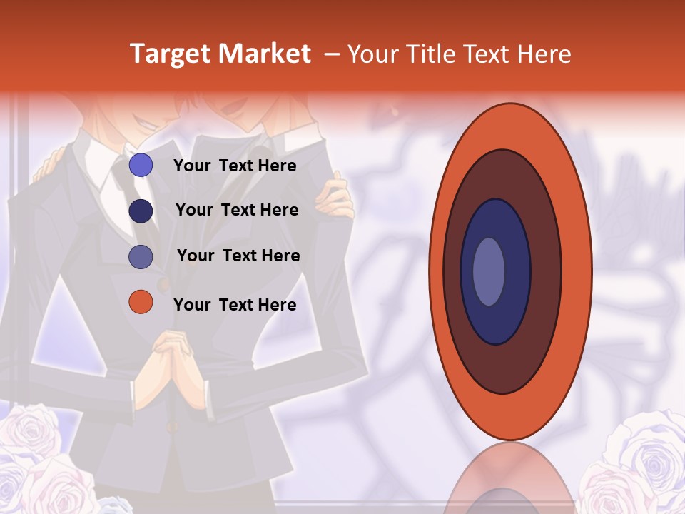 A Couple Of People That Are Standing Next To Each Other PowerPoint Template