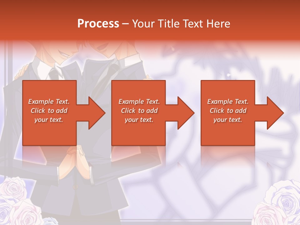 A Couple Of People That Are Standing Next To Each Other PowerPoint Template