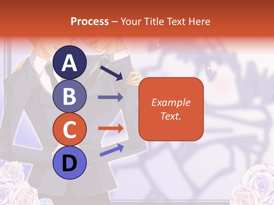 A Couple Of People That Are Standing Next To Each Other PowerPoint Template