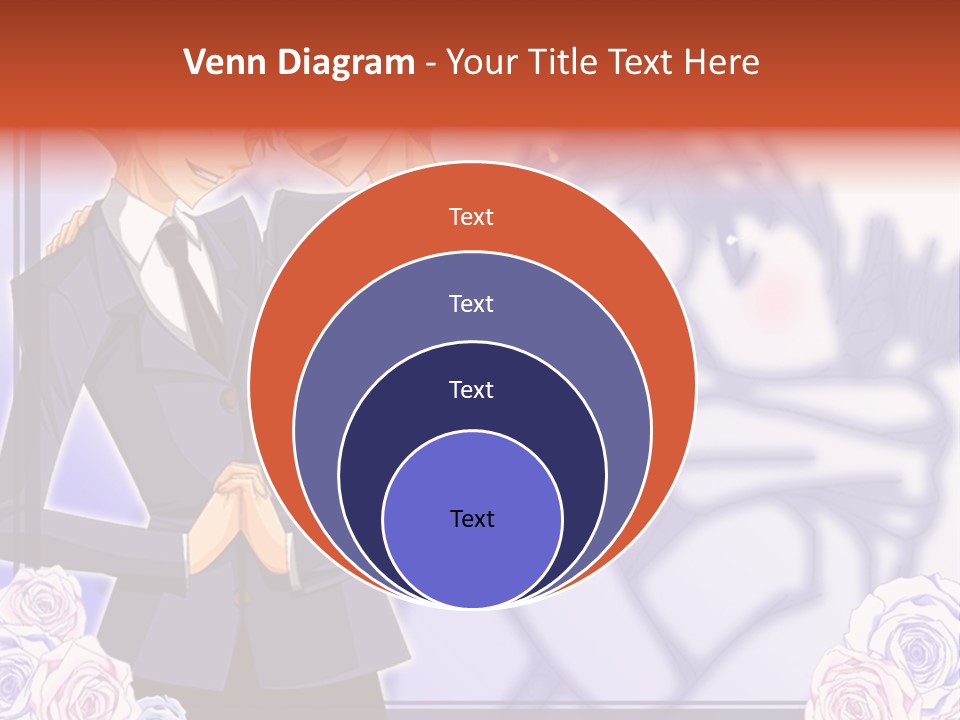 A Couple Of People That Are Standing Next To Each Other PowerPoint Template