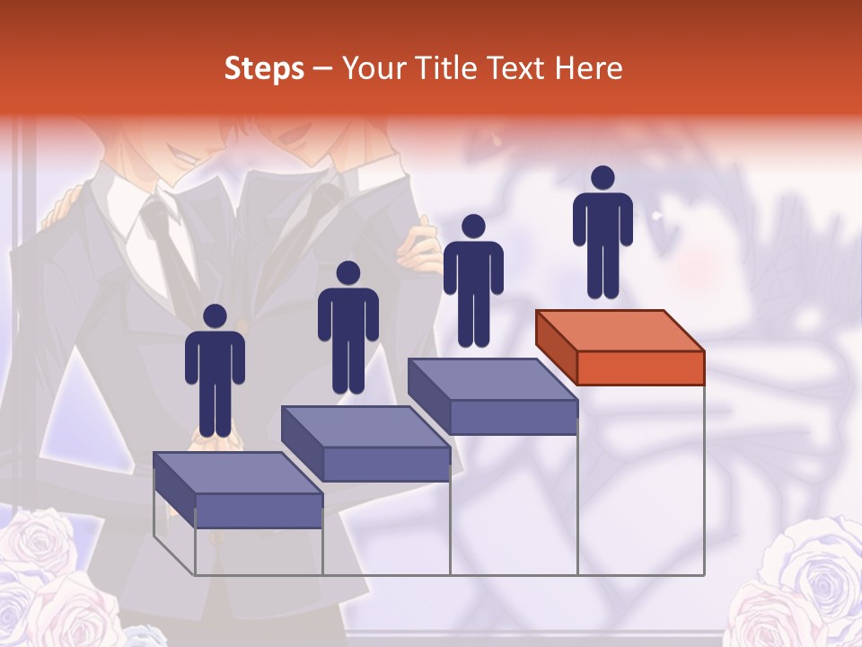 A Couple Of People That Are Standing Next To Each Other PowerPoint Template