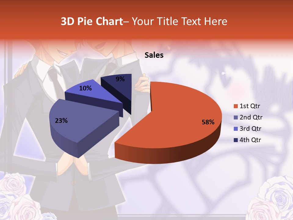 A Couple Of People That Are Standing Next To Each Other PowerPoint Template