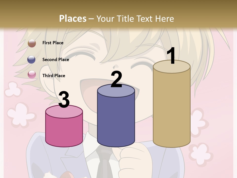 A Person In A Suit Holding A Piece Of Cake PowerPoint Template