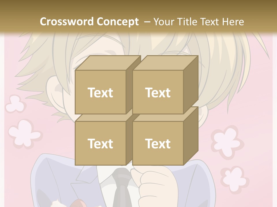 A Person In A Suit Holding A Piece Of Cake PowerPoint Template