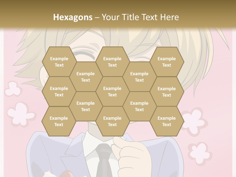 A Person In A Suit Holding A Piece Of Cake PowerPoint Template