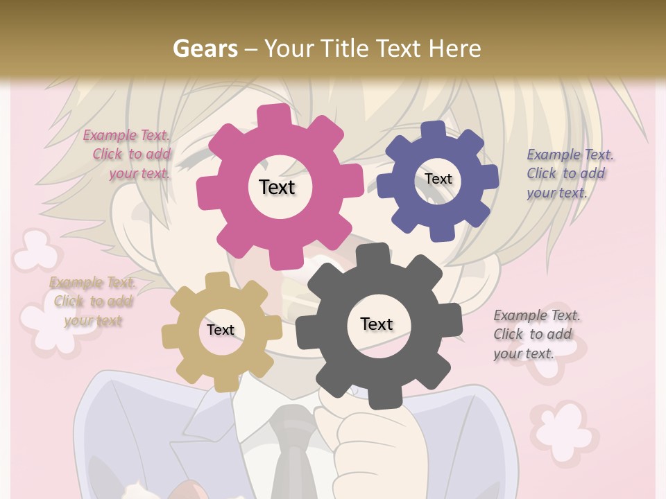 A Person In A Suit Holding A Piece Of Cake PowerPoint Template