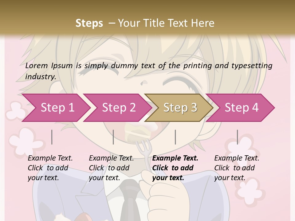 A Person In A Suit Holding A Piece Of Cake PowerPoint Template