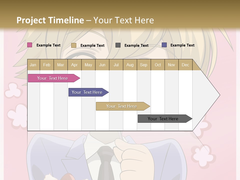 A Person In A Suit Holding A Piece Of Cake PowerPoint Template