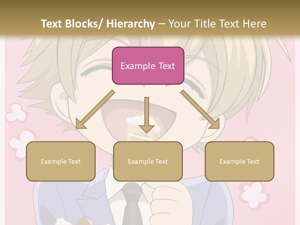 A Person In A Suit Holding A Piece Of Cake PowerPoint Template