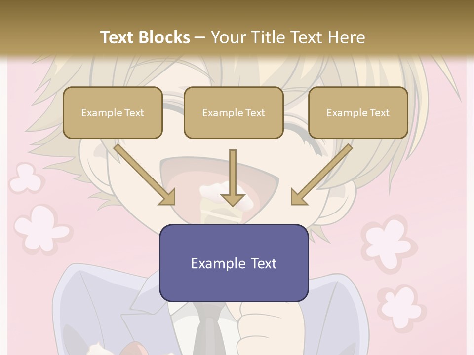 A Person In A Suit Holding A Piece Of Cake PowerPoint Template