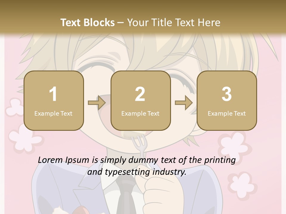 A Person In A Suit Holding A Piece Of Cake PowerPoint Template