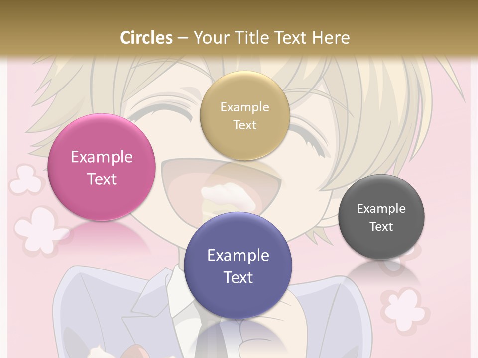 A Person In A Suit Holding A Piece Of Cake PowerPoint Template