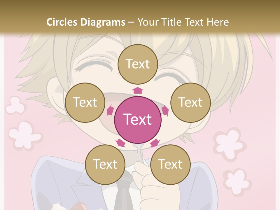 A Person In A Suit Holding A Piece Of Cake PowerPoint Template