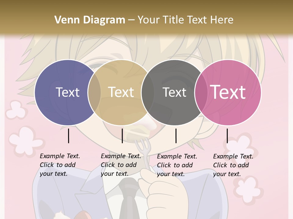 A Person In A Suit Holding A Piece Of Cake PowerPoint Template