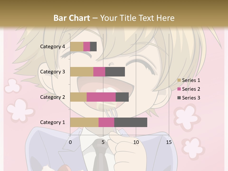 A Person In A Suit Holding A Piece Of Cake PowerPoint Template