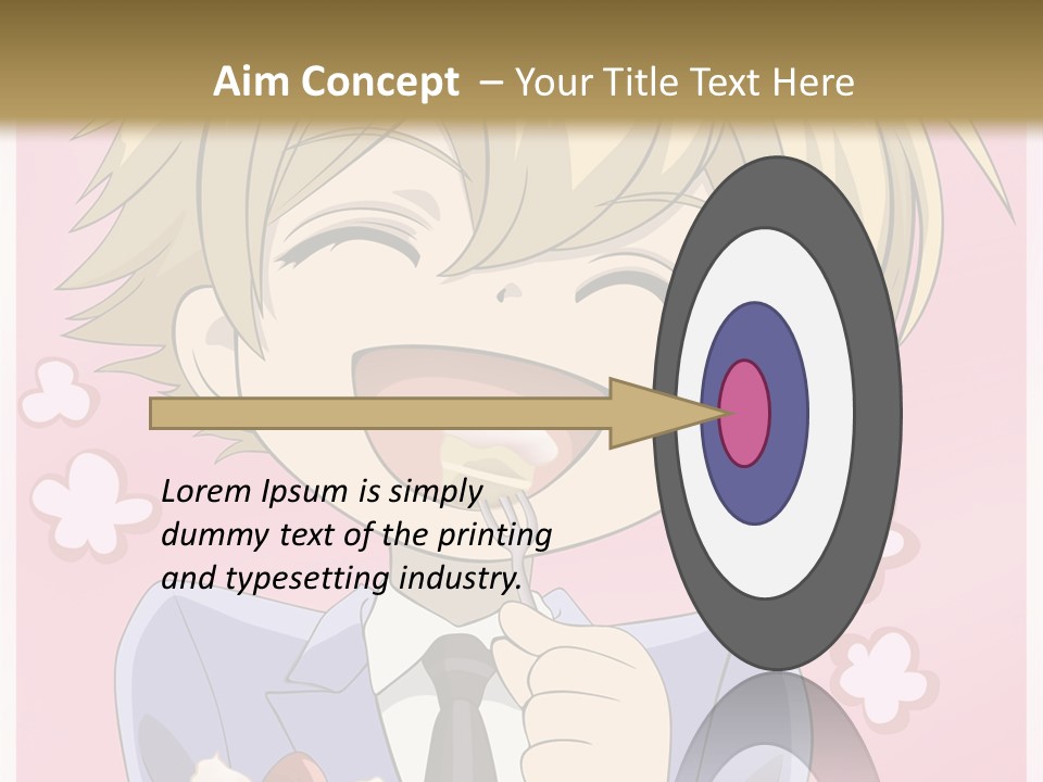 A Person In A Suit Holding A Piece Of Cake PowerPoint Template