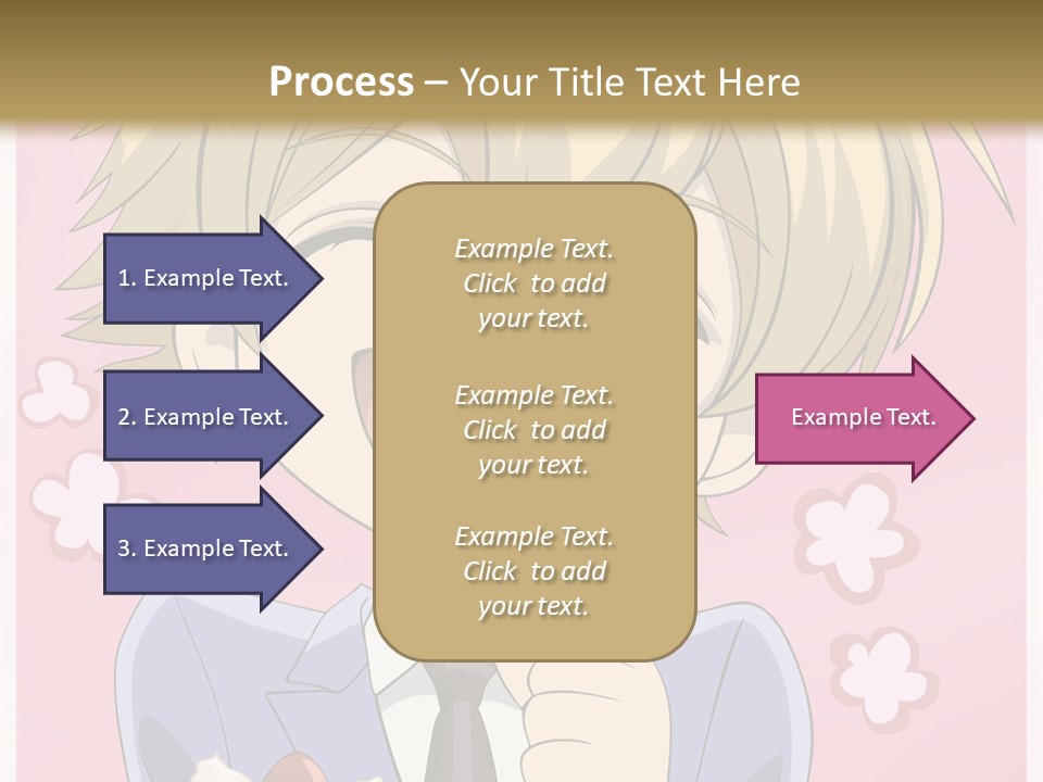 A Person In A Suit Holding A Piece Of Cake PowerPoint Template