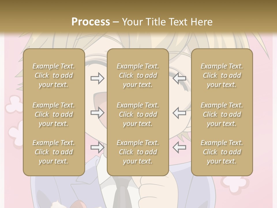 A Person In A Suit Holding A Piece Of Cake PowerPoint Template