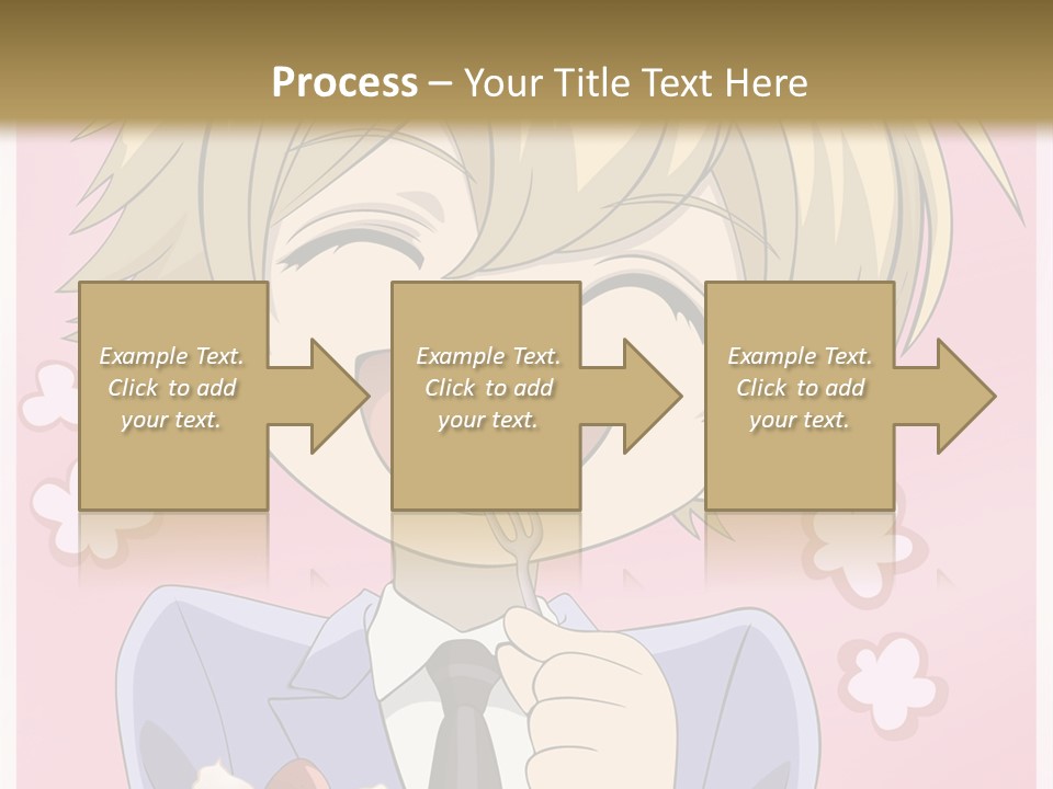 A Person In A Suit Holding A Piece Of Cake PowerPoint Template