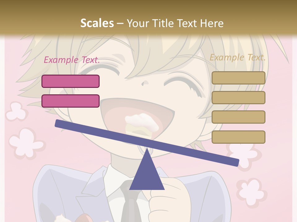 A Person In A Suit Holding A Piece Of Cake PowerPoint Template