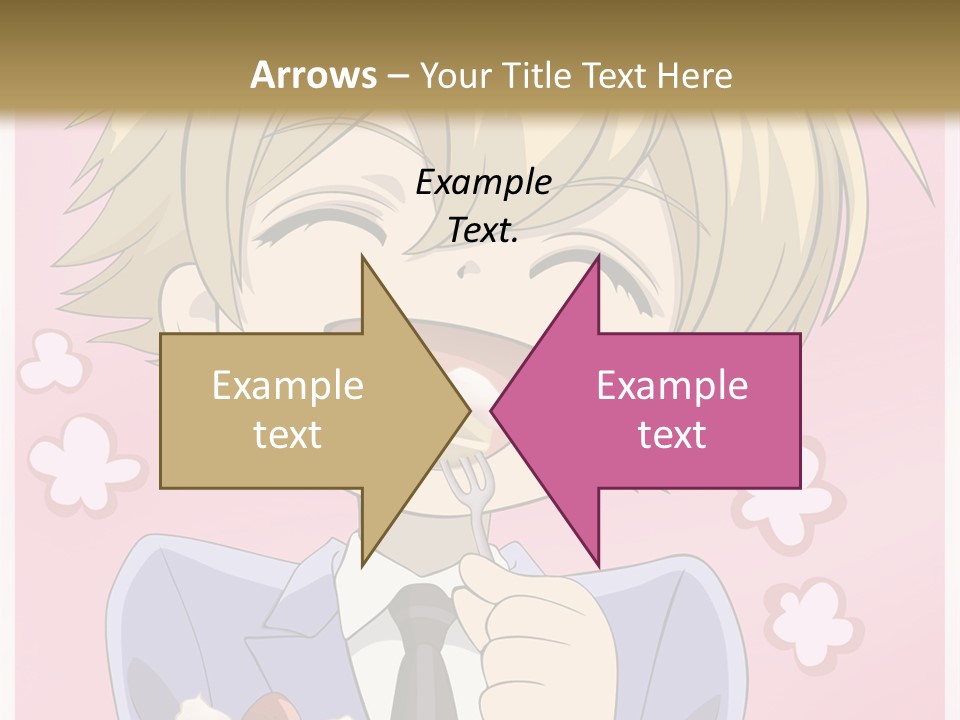 A Person In A Suit Holding A Piece Of Cake PowerPoint Template