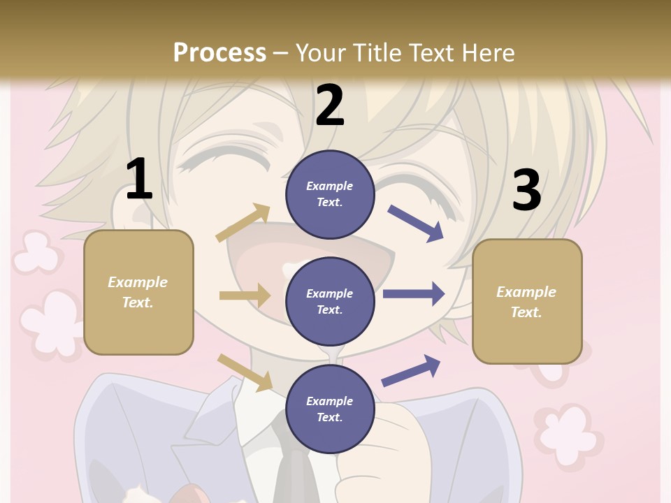 A Person In A Suit Holding A Piece Of Cake PowerPoint Template