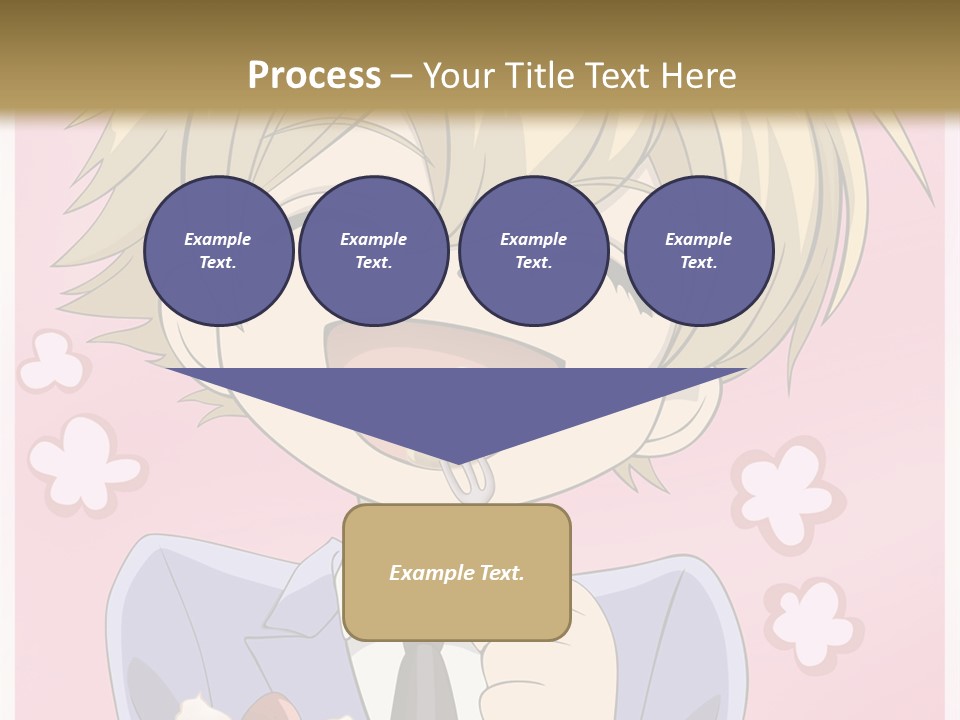 A Person In A Suit Holding A Piece Of Cake PowerPoint Template