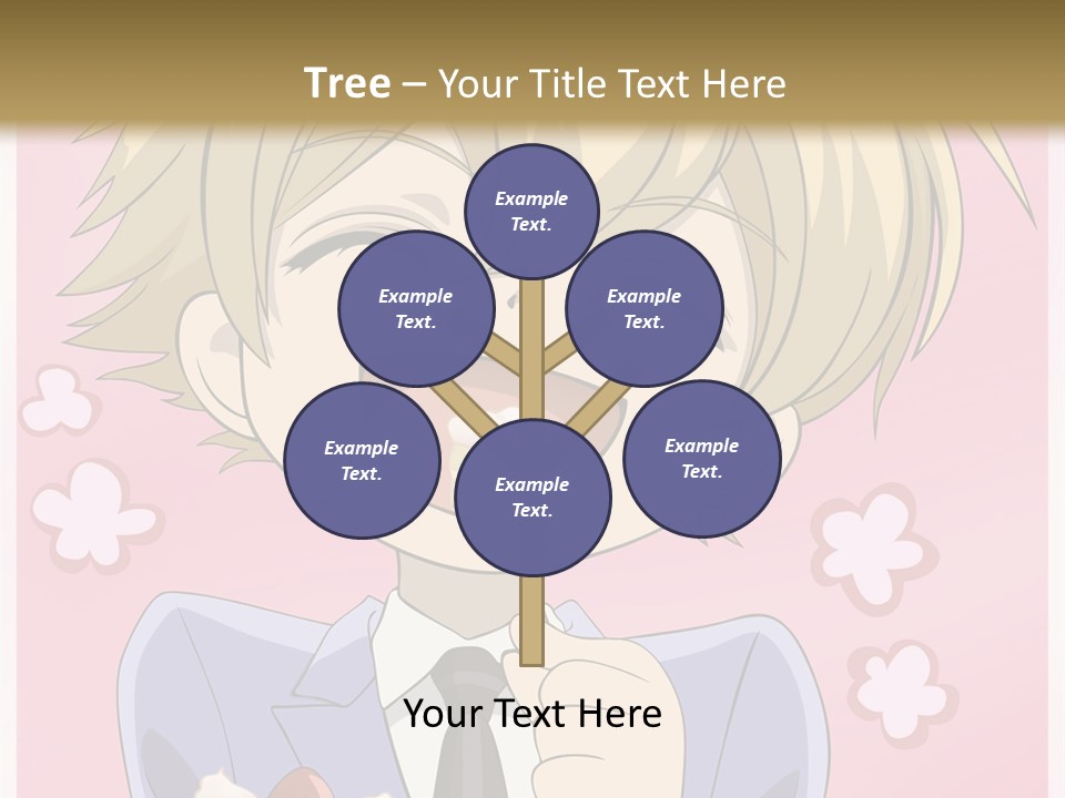 A Person In A Suit Holding A Piece Of Cake PowerPoint Template