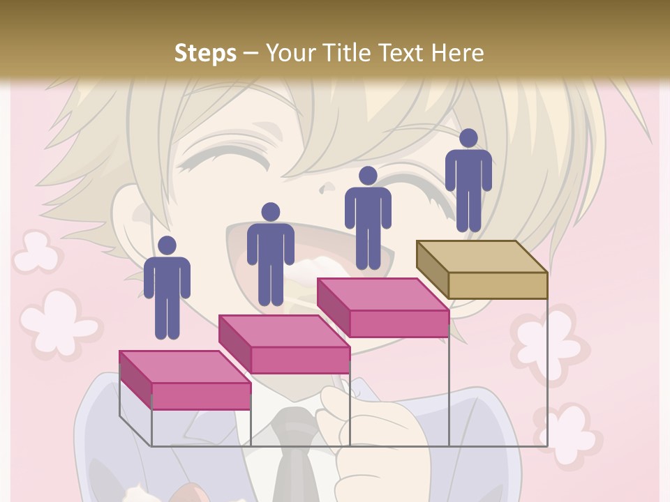 A Person In A Suit Holding A Piece Of Cake PowerPoint Template