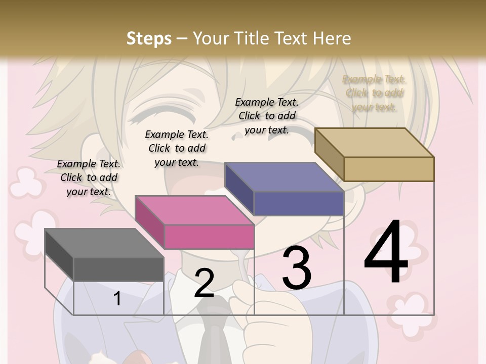 A Person In A Suit Holding A Piece Of Cake PowerPoint Template