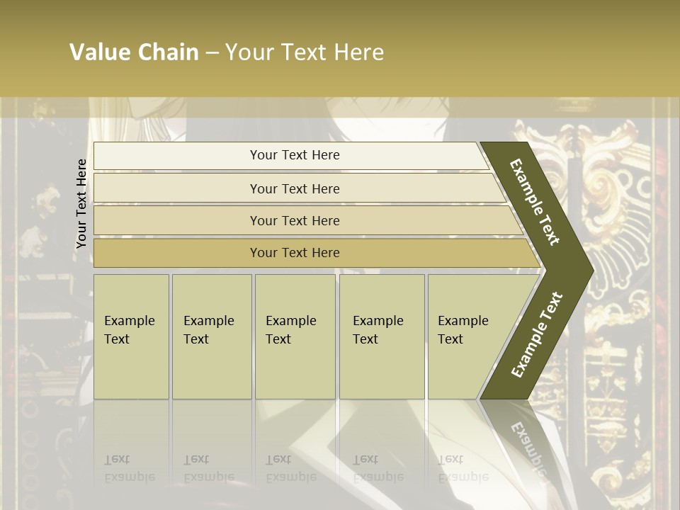 A Couple Of Anime Characters Standing Next To Each Other PowerPoint Template