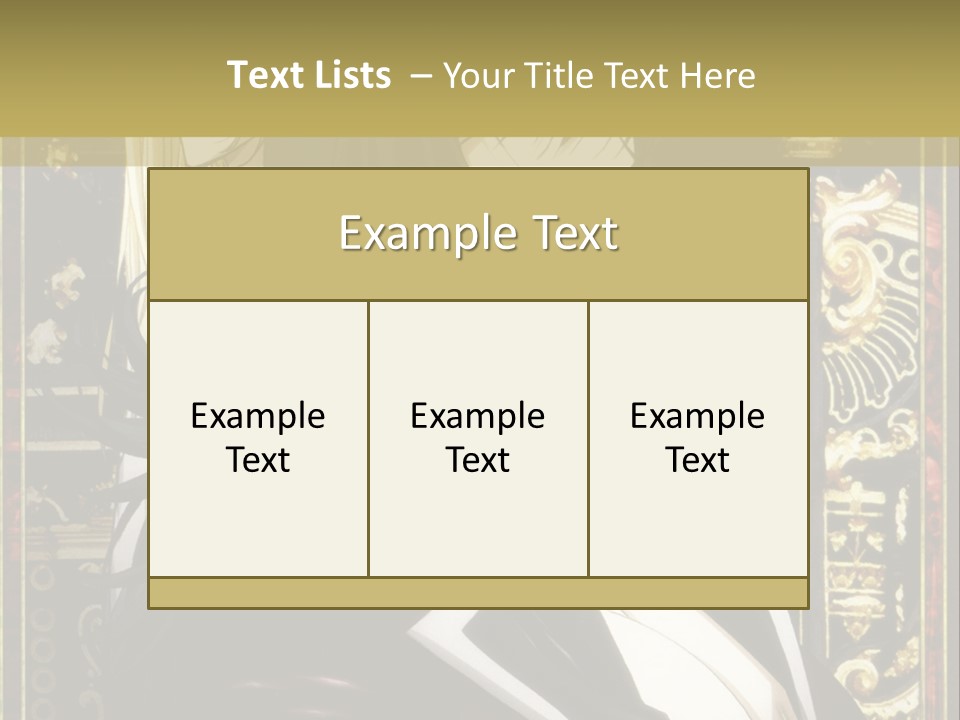 A Couple Of Anime Characters Standing Next To Each Other PowerPoint Template