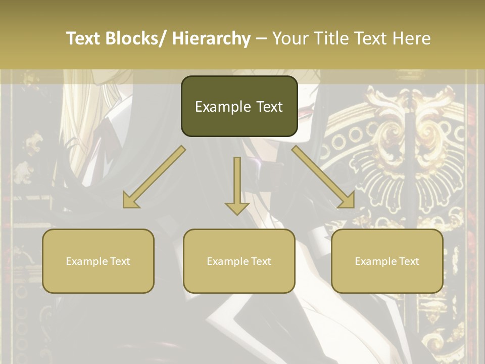 A Couple Of Anime Characters Standing Next To Each Other PowerPoint Template
