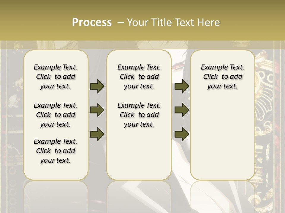 A Couple Of Anime Characters Standing Next To Each Other PowerPoint Template