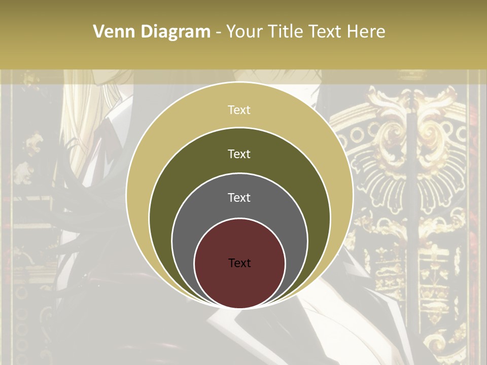 A Couple Of Anime Characters Standing Next To Each Other PowerPoint Template