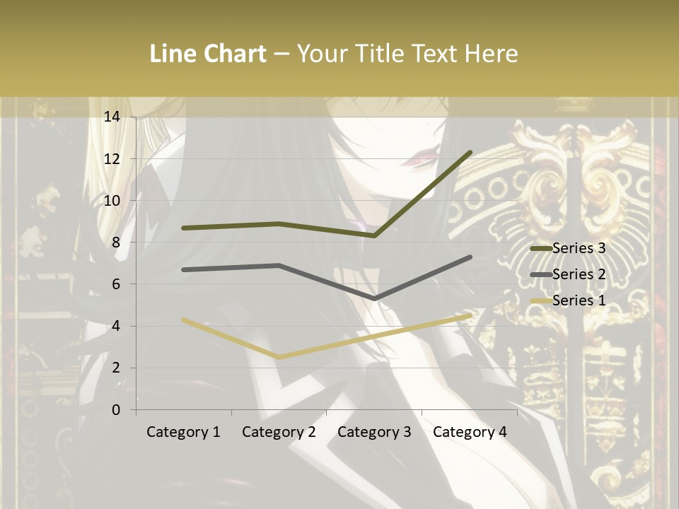 A Couple Of Anime Characters Standing Next To Each Other PowerPoint Template