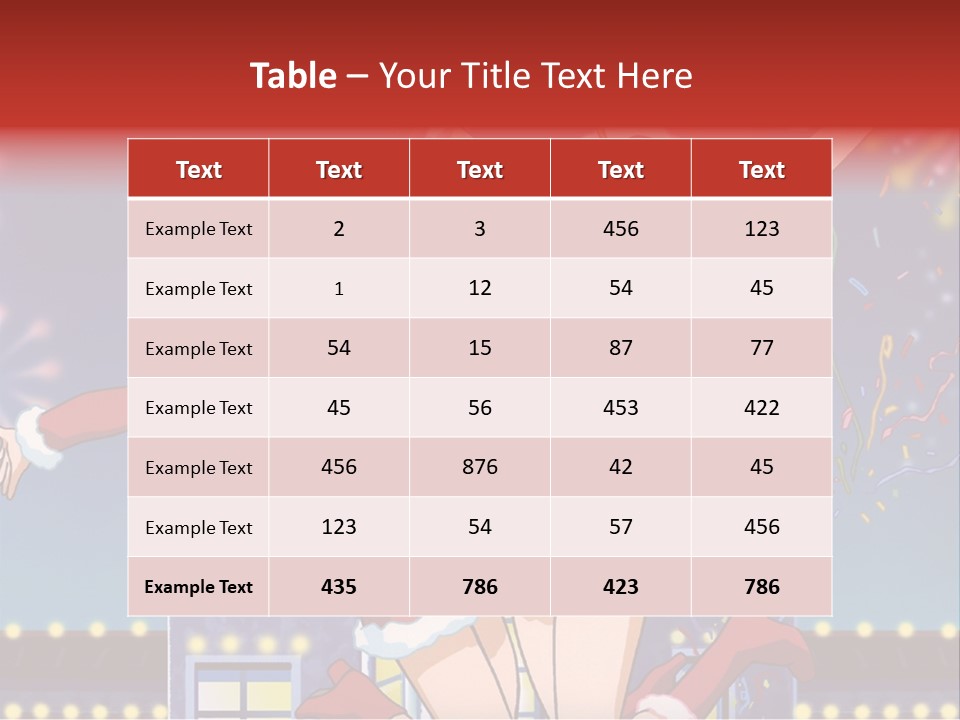 A Couple Of Anime Characters Dancing In Front Of Fireworks PowerPoint Template