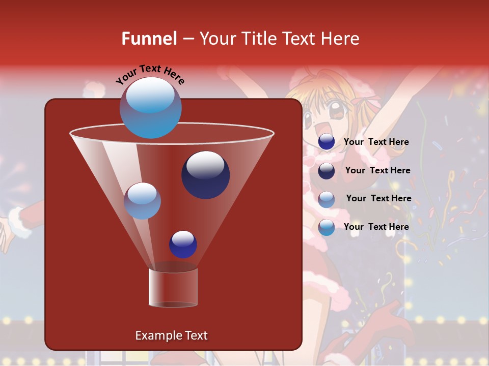 A Couple Of Anime Characters Dancing In Front Of Fireworks PowerPoint Template