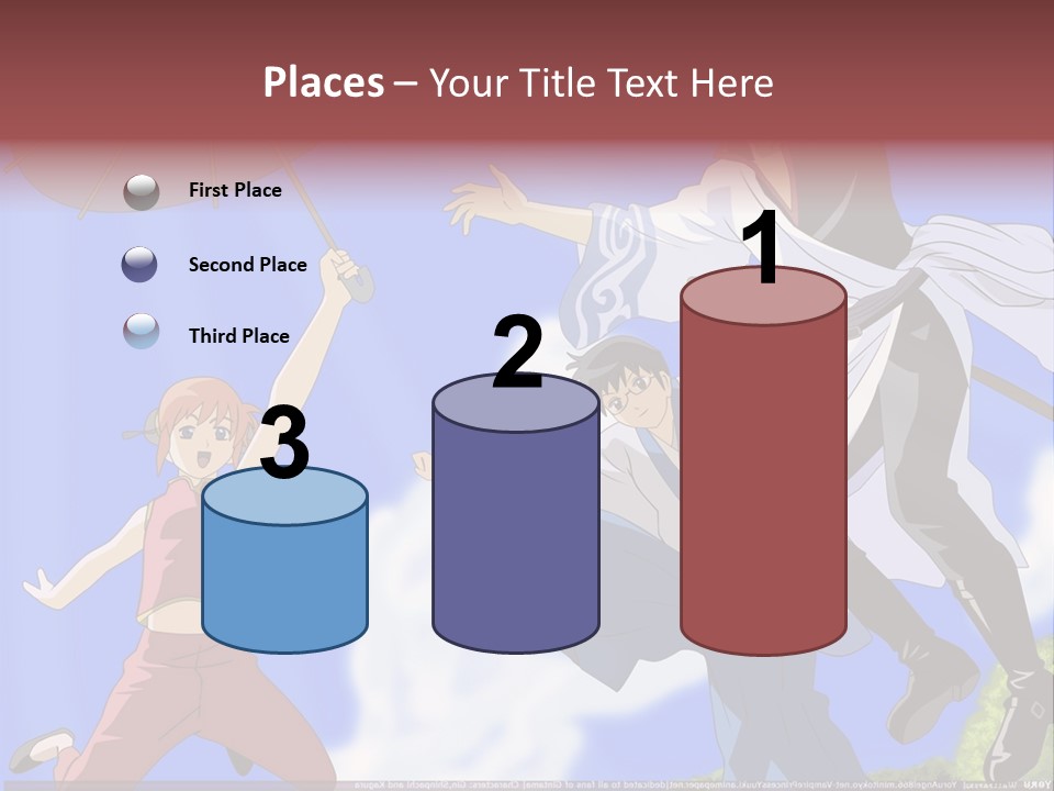 A Group Of People With An Umbrella In The Air PowerPoint Template